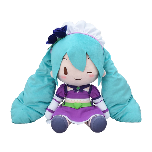 世嘉 VOCALOID 初音未来 时尚魔女  闪亮purple LL毛绒玩偶