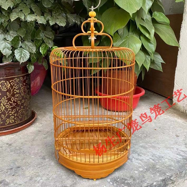 水鸫笼 杂雀笼清远笼 金青石燕 绣眼 芙蓉 竹制高装老竹 广式鸟笼