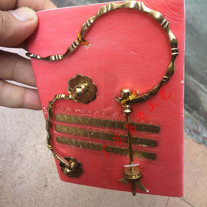 竹节铜钩 绣眼鸟钩 方笼挂钩 广笼钩子清远笼波笼钩广式鸟笼配件