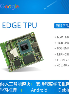 Google EDGE TPU人工智能 模块 mPCIE/M.2 Accelerator