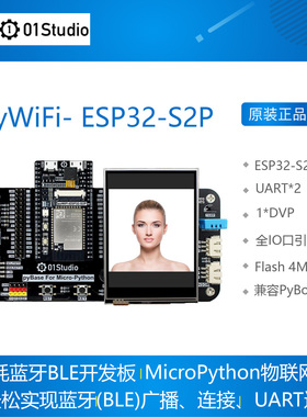 pyWiFi- ESP32-S2P 开发板 MicroPython 物联网无线WiFi学习套件