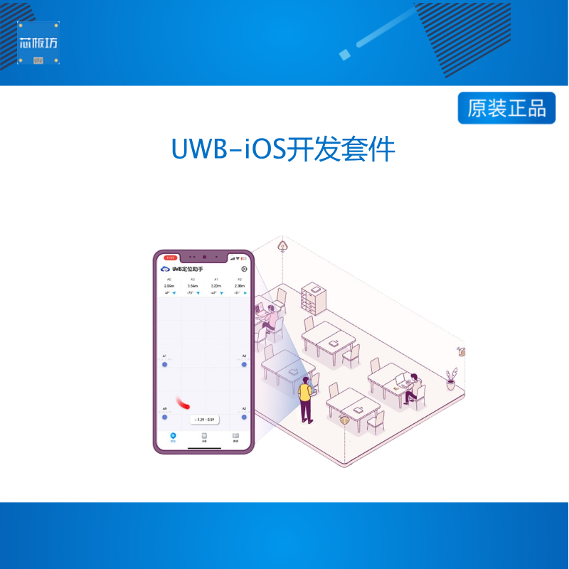 HR-UWB-iOS开源开发套件iPhone室内定位AR模块AirTag标签DW3000