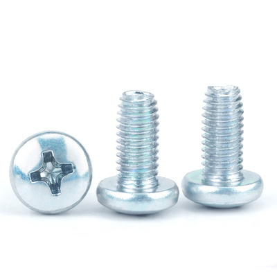 英美制镀锌加硬盘头三角牙自攻自锁螺丝GB6560圆头机柜机箱螺钉