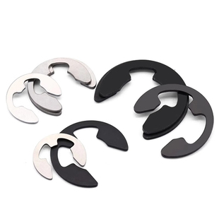 304不锈钢开口挡圈65锰e型卡簧316轴用卡簧c型GB896.1垫片卡环扣