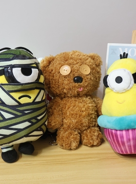 环球小黄人tim熊公仔玩偶毛绒玩具jayjay同款小熊 礼物礼品