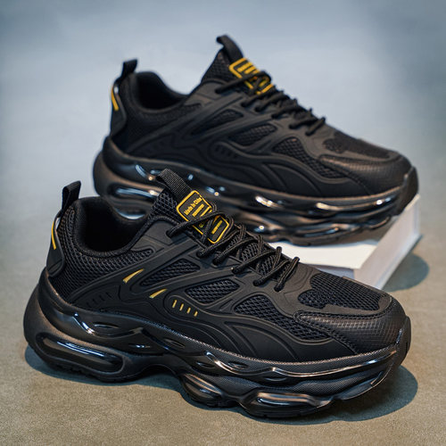 【品牌推荐】黑色老爹鞋男