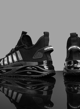 大码黑色鞋子男鞋透气2026新款春季45码46男士运动休闲47椰子鞋男