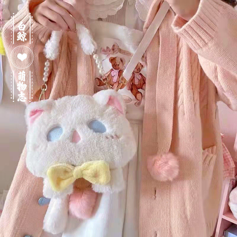 洛丽塔软萌玩偶猫猫毛绒斜挎包