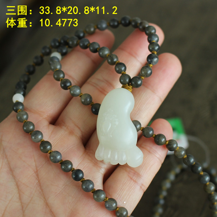 手里没有知足常乐开仓白玉籽料