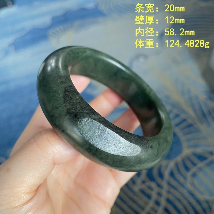 58.2老熟青玉籽料手镯可扩圈有原皮和田玉籽料 朕®开仓,珠宝/钻石/翡翠,手饰,淘宝优惠券,粉丝福利购,淘宝优惠卷