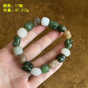 可爱的全籽料多宝手串/手链