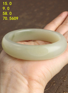 质地脂糯白玉籽料手镯