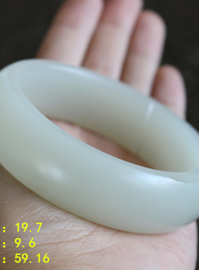 新晋镯王上手很哇塞手镯白玉籽料