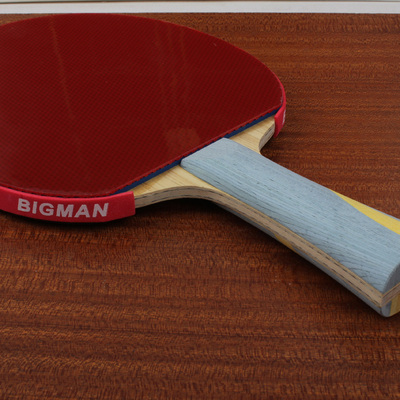 BIGMAN 968龙五同结构手粘拍 正手高密海绵，反手蛋糕半粘半涩