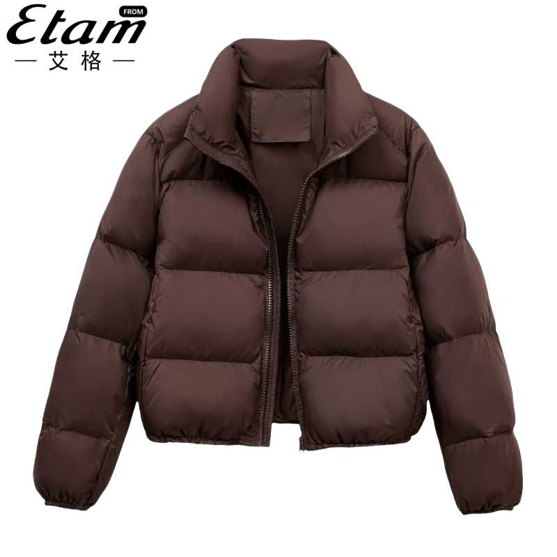 艾格肯豆风短款羽绒服上衣