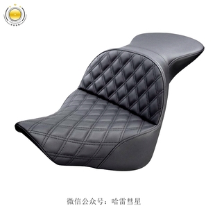 SADDLEMEN 运动者戴纳软尾改装菱纹格宽体舒适双人坐垫座椅