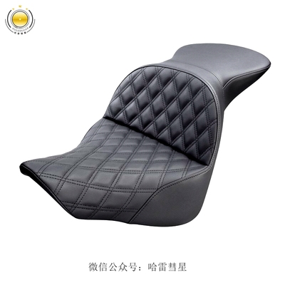SADDLEMEN 运动者戴纳软尾改装菱纹格宽体舒适双人坐垫座椅