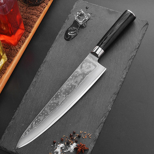 佳净厨业菜刀直锤纹大马革士钢刀家庭通用锋利耐用切肉切水果刀具