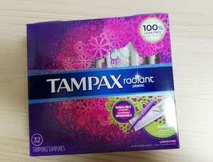 现货 美国 Tampax 光芒系列 Radiant 导管式卫生棉条 32支 super