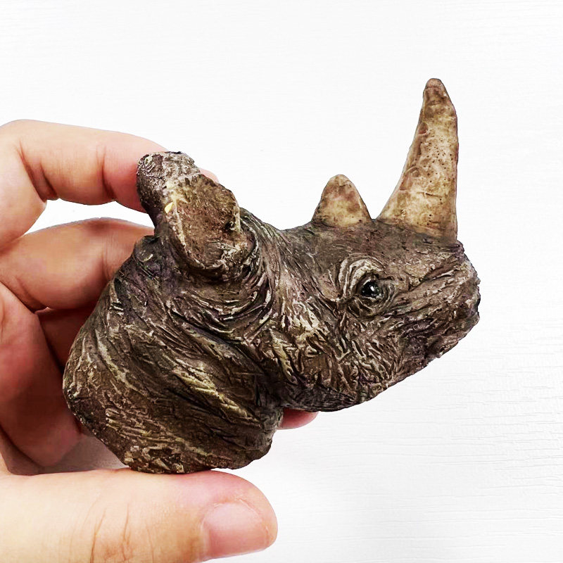 非洲肯尼亚动物犀牛头像冰箱贴磁贴个性创意家居装饰品收藏伴手礼