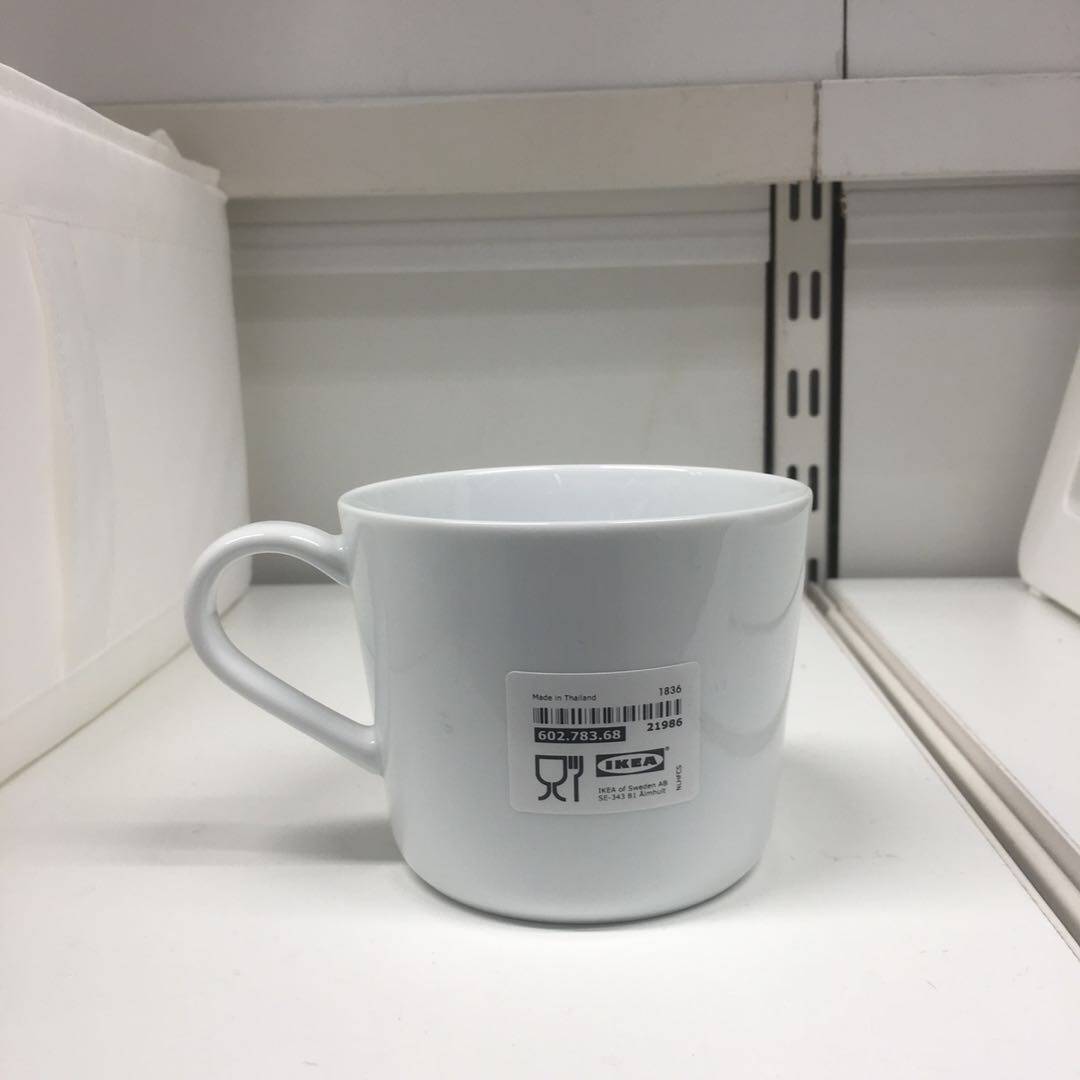 宜家国内代购365 大杯白色瓷杯杯子水杯茶杯咖啡杯马克杯 包邮