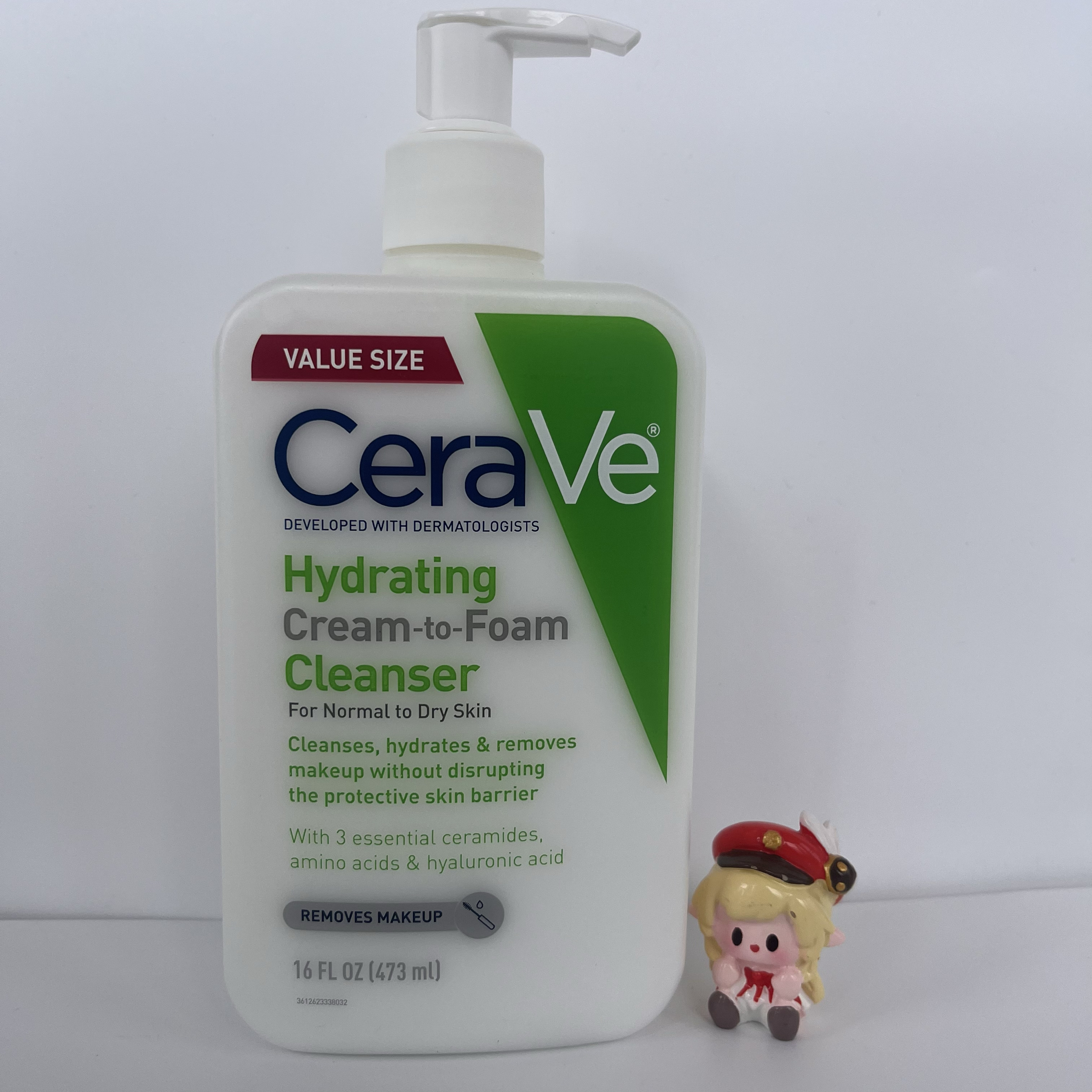 海淘现货美版CeraVe适乐肤氨基酸敏感肌洗面奶保湿洁面乳473ml