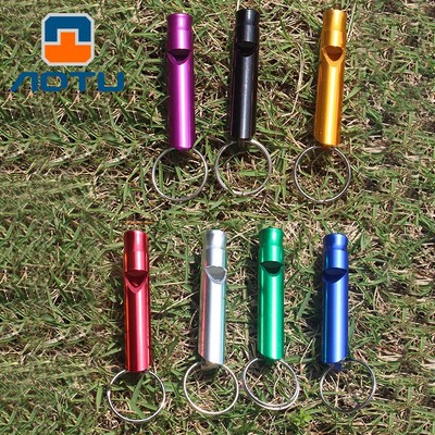 特大铝合金户外求生口哨 高分贝训练口哨 户外 AT7609