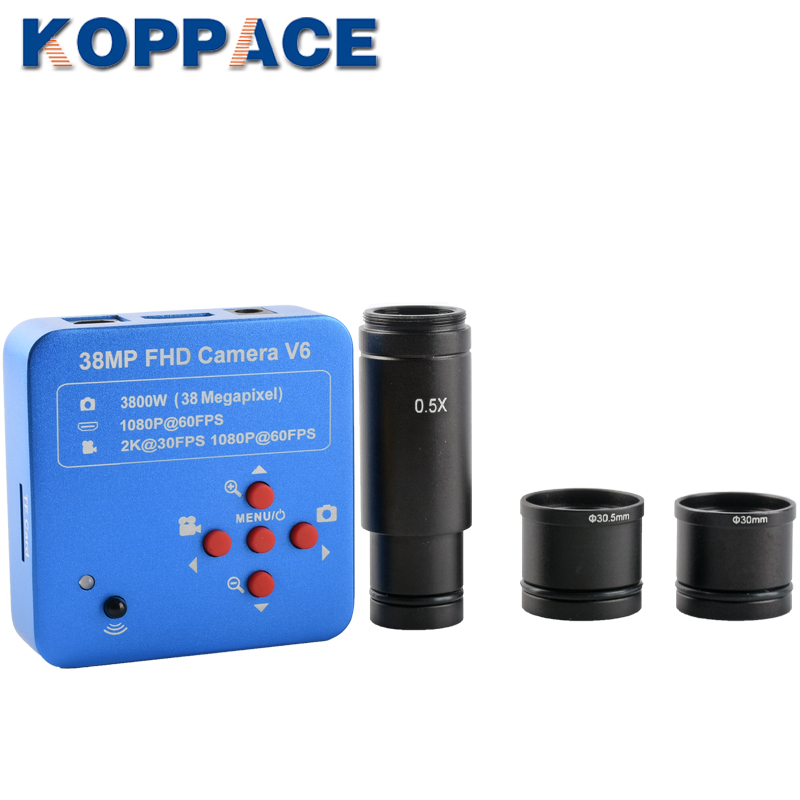 包邮3800万像素HDMI高清显微镜工业相机配23.2转30和30.5电子目镜