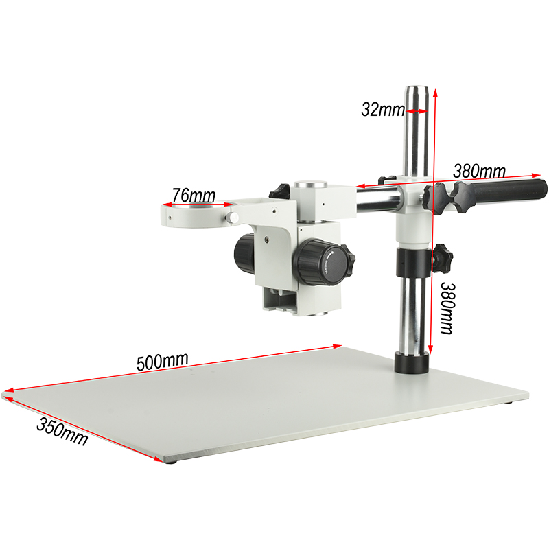 包邮 500X350mm大平台支架 76mm调焦架 显微镜万向调节支架