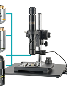包邮63X-4000X同轴光显微镜配10X/20X金相显微镜物镜精度0.002mm