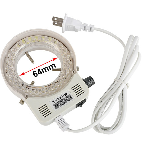 64mm内径显微镜LED环形光源56颗