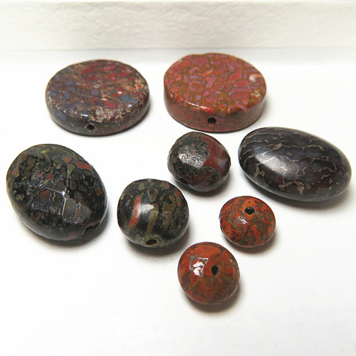 天珠路路通化石珠子手串