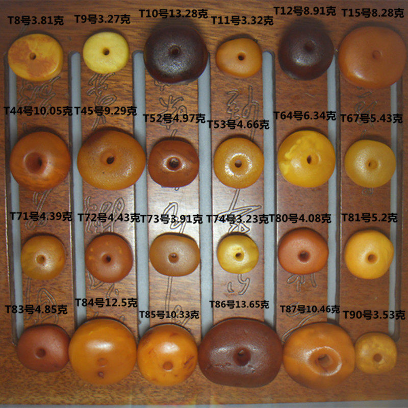 老蜜蜡天然琥珀珠宝配饰西亚老饼子挂坠吊坠diy平安扣老蜡带证书