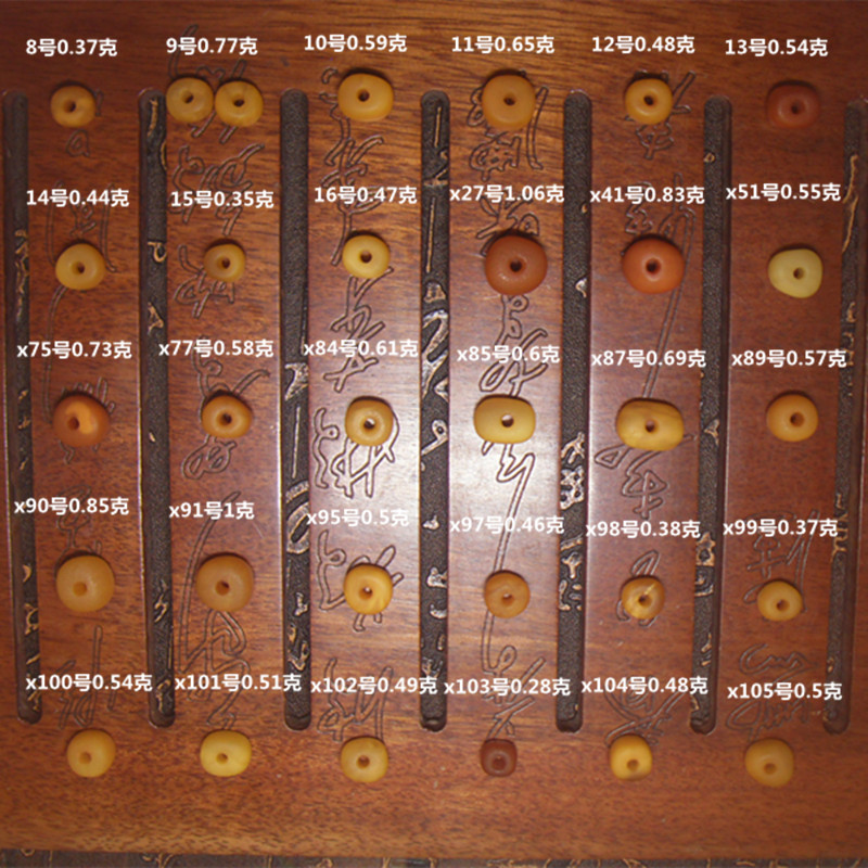 天然西亚琥珀蜜蜡鸡油黄小饼子墩子挂坠吊坠耳环戒指配饰配珠