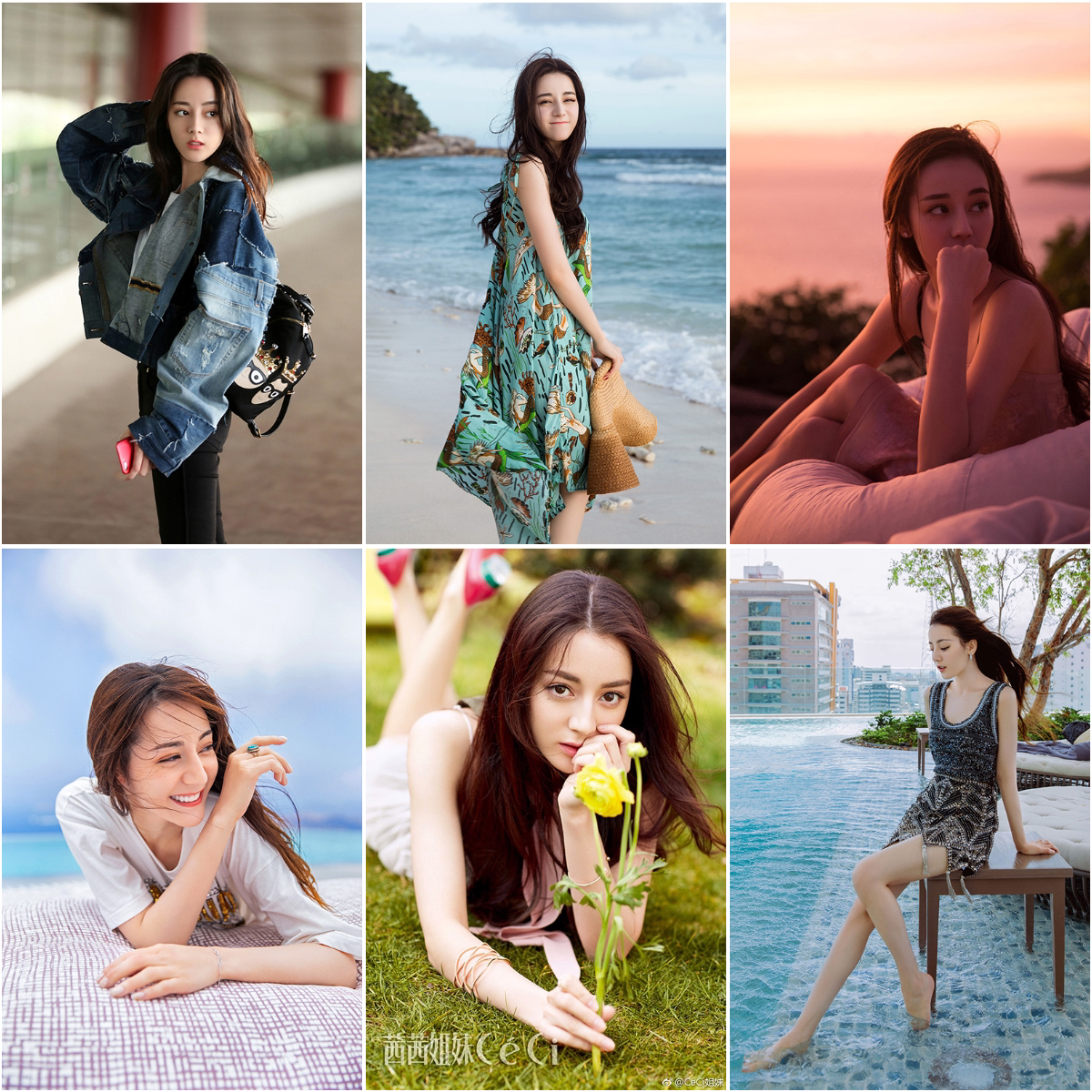 迪丽热巴海报写真超大学生宿舍墙贴美女明星卧室床头房间装饰贴画