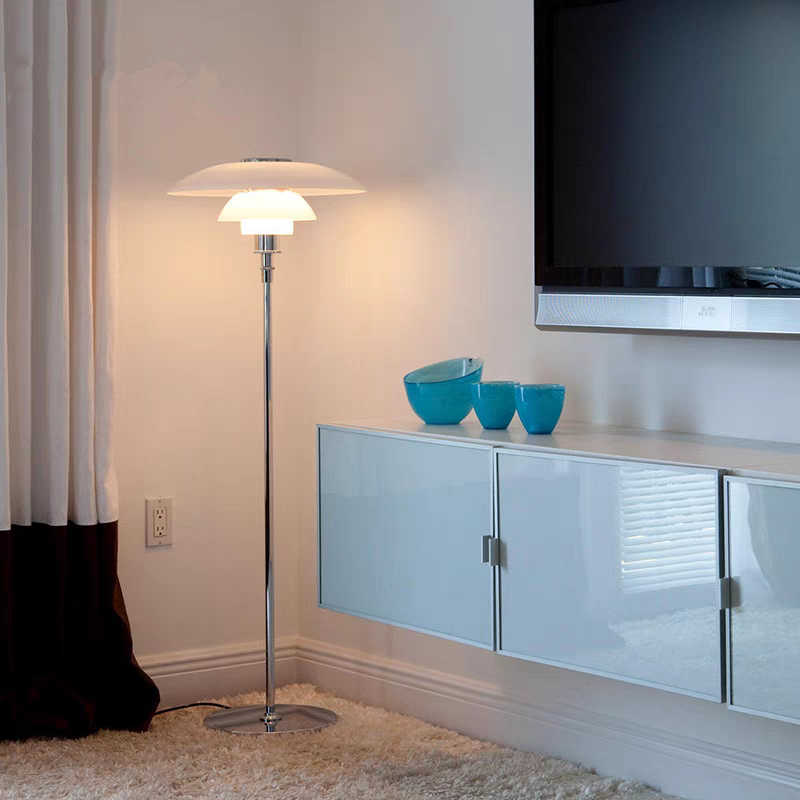 丹麦Poulsen PH3½-2½Floor Lamp北欧设计师客厅沙发玻璃落地灯