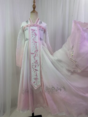 古典舞剧目服少儿演出服云破月来花弄影舞蹈服定制小艺考服儿童