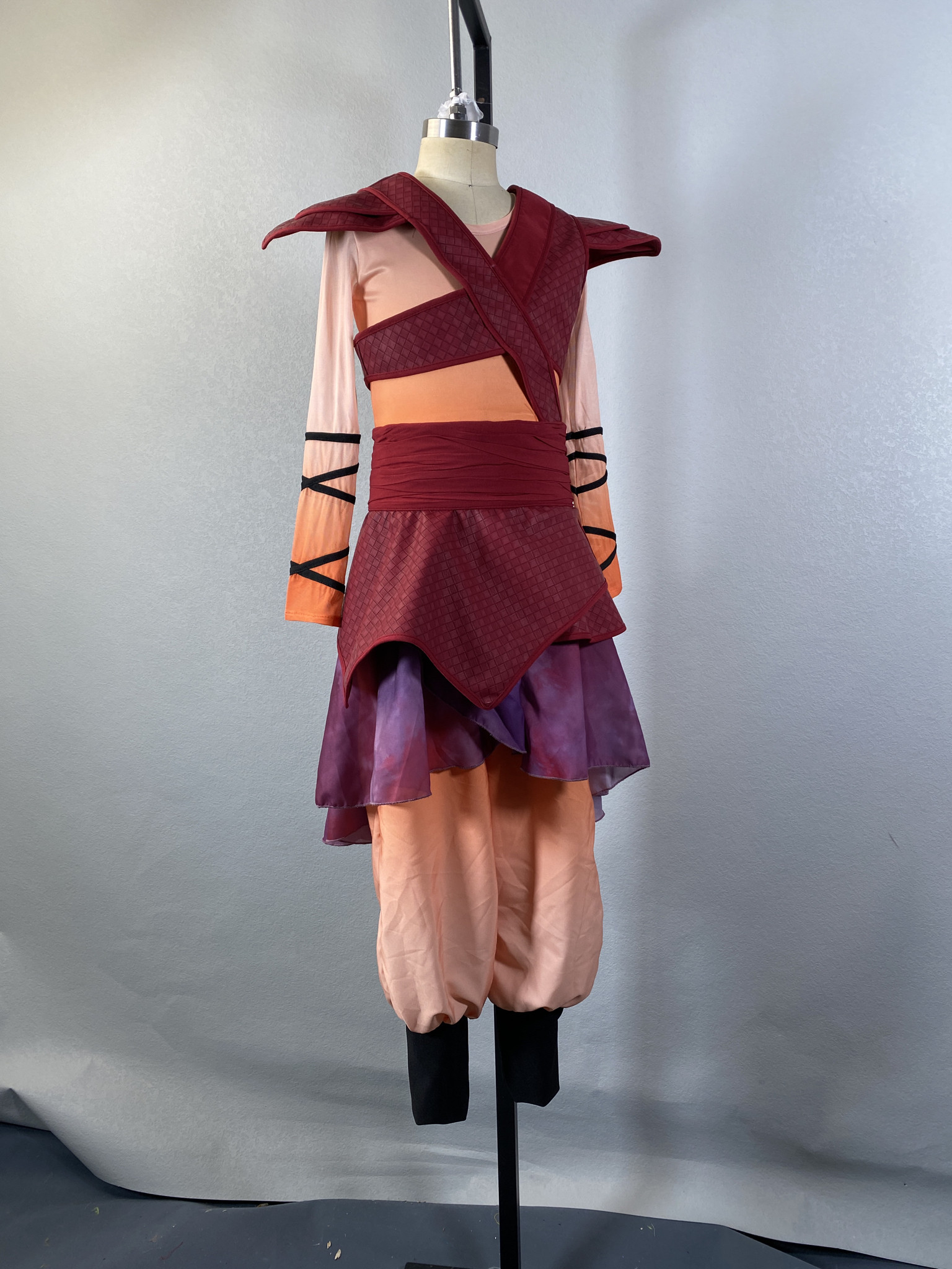 第十二届小荷风采再现花木兰演出服儿童古典戏曲将军舞蹈演出服