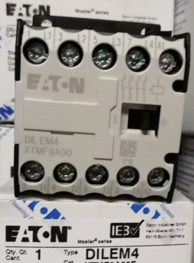 EATON伊顿DILEM4(24V50/60HZ)交流接触器穆勒MOELLER全新原装
