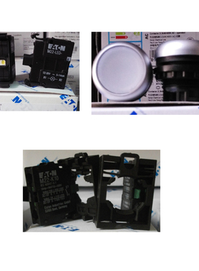 EATON伊顿穆勒M22-DL-W/K10/LED带灯复位按钮白色全新原装正品
