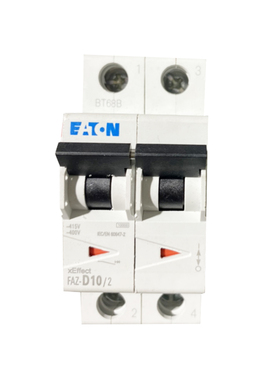 EATON伊顿FAZ-D10/2穆勒微型断路器2P D10A CSA认证全新原装正品