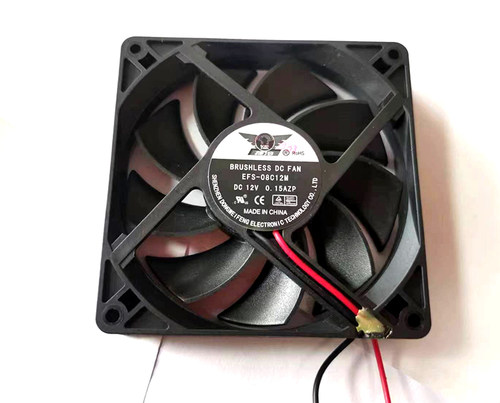 捷冷散热风扇 8015 12V 8CM 机箱电源 静音风扇 电视机顶盒散热器