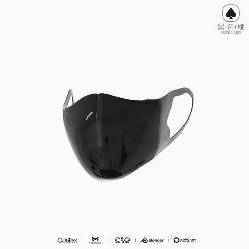 乳胶口罩动漫3D立体剪裁