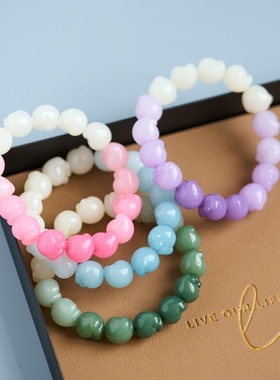 2026时尚新品甜美渐变猫爪猫咪手饰仿菩提手链女文玩手持手串饰品