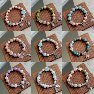 2026时尚 原创饰品文艺闺蜜森系小清新简约感 景德镇陶瓷手链新中式