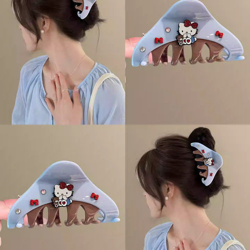 2025新款hellokitty中号抓夹精致时尚气质盘发夹抓夹头饰