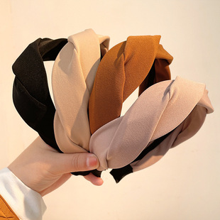 法式麻花发箍女秋冬气质感头箍发饰2025年网红新款小香风发箍