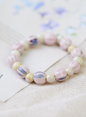 2026时尚手链女生感饰品女景德镇陶瓷手串女礼物学生配饰严选情侣