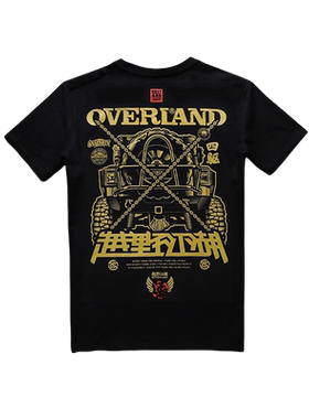春夏潮品上新 OVERLAND越野江湖 原创印花短袖T恤 江湖复刻牧马人