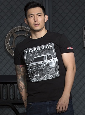 断码特价【越野江湖】原创设计春夏越野文创OVERLAND圆领T恤TANTU